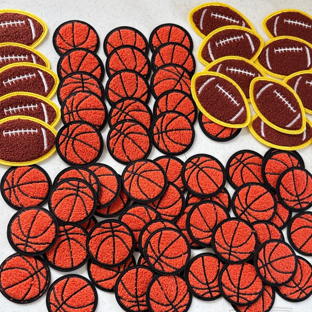 Sports iron-on patches